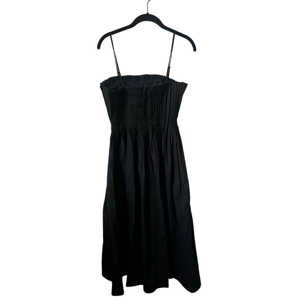STAUD Black Strapless Midi Dress - Picture 6 of 12